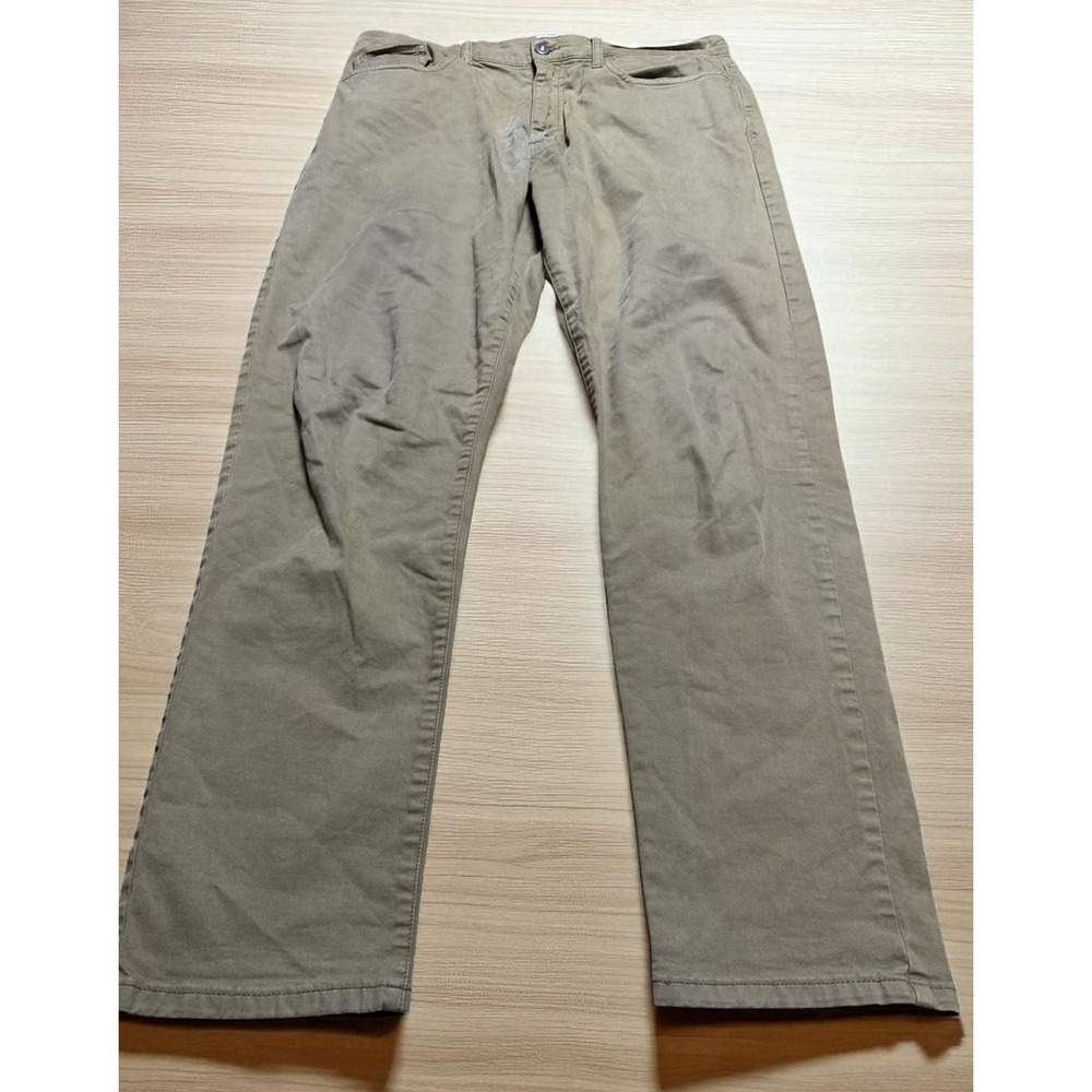 Flint And Tinder Pants Sz 33 x 30 Tapered Fit Chinos Stretch 5 Pocket Distressed